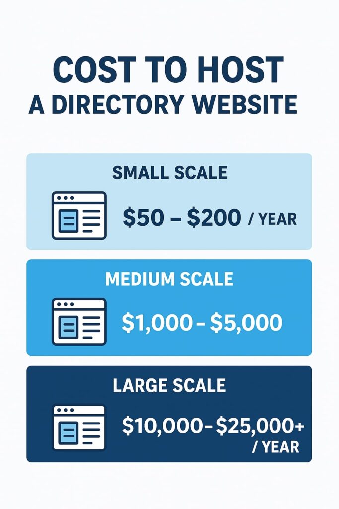 How Much Is It to Host a Directory Website