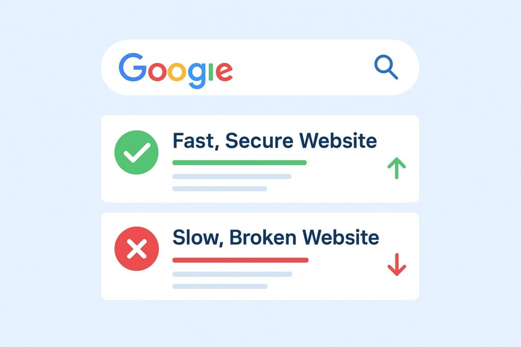 website hosting and maintenance services